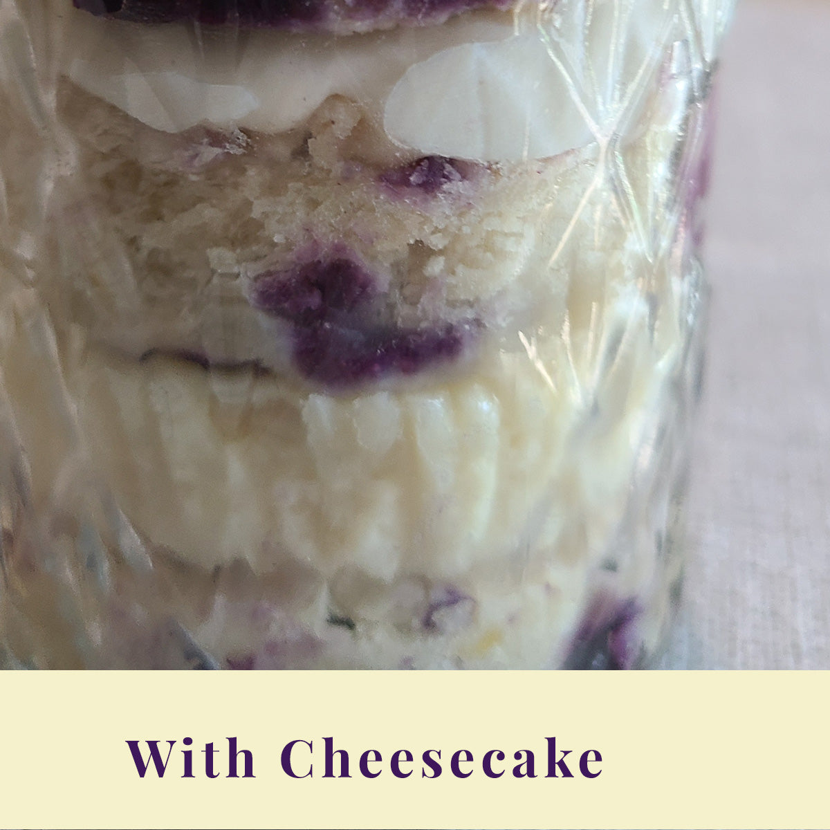 Lemon Blueberry cake-in-a-jar - Tre Sorelle