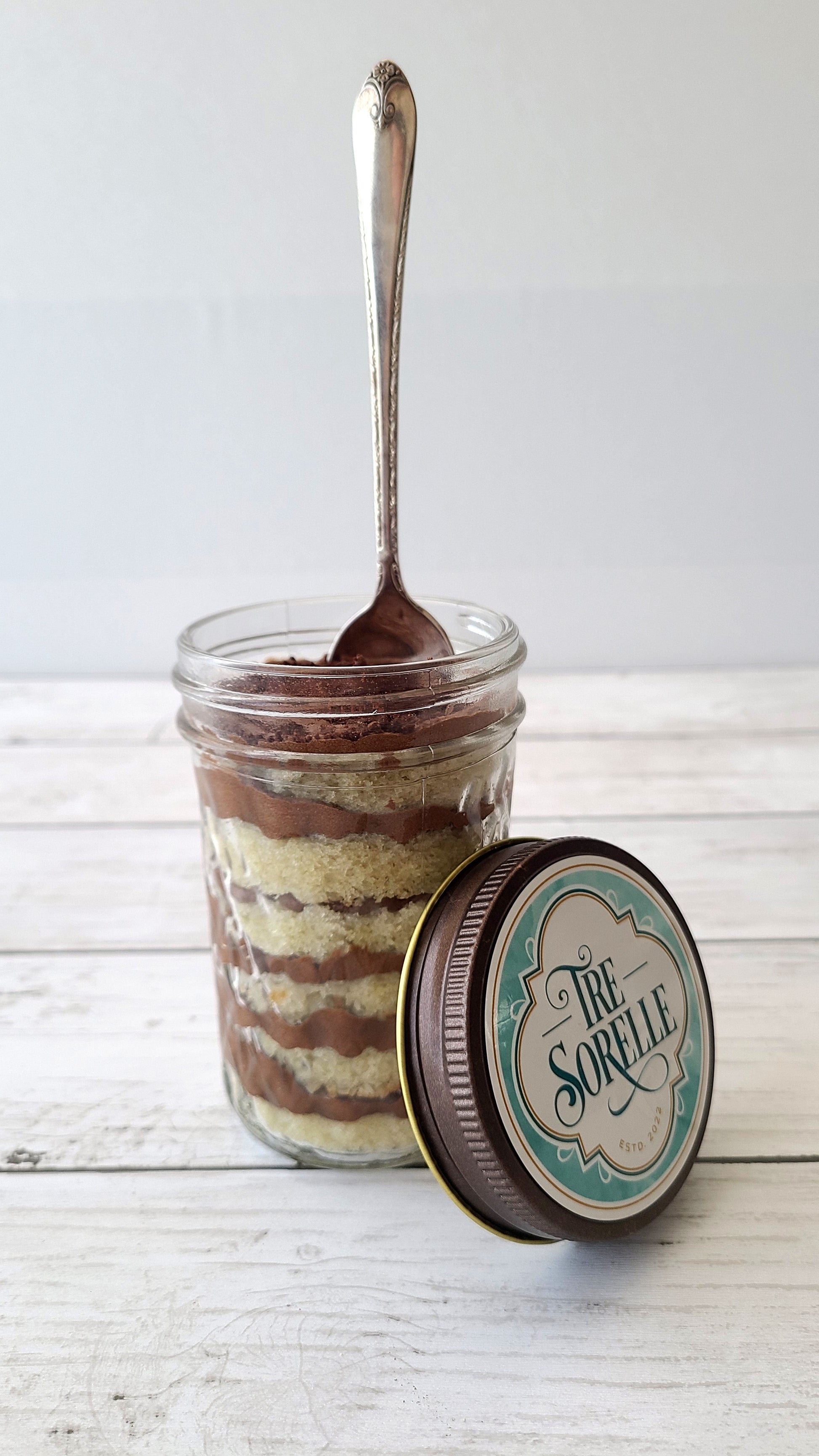 Smith Island cake-in-a-jar - Tre Sorelle